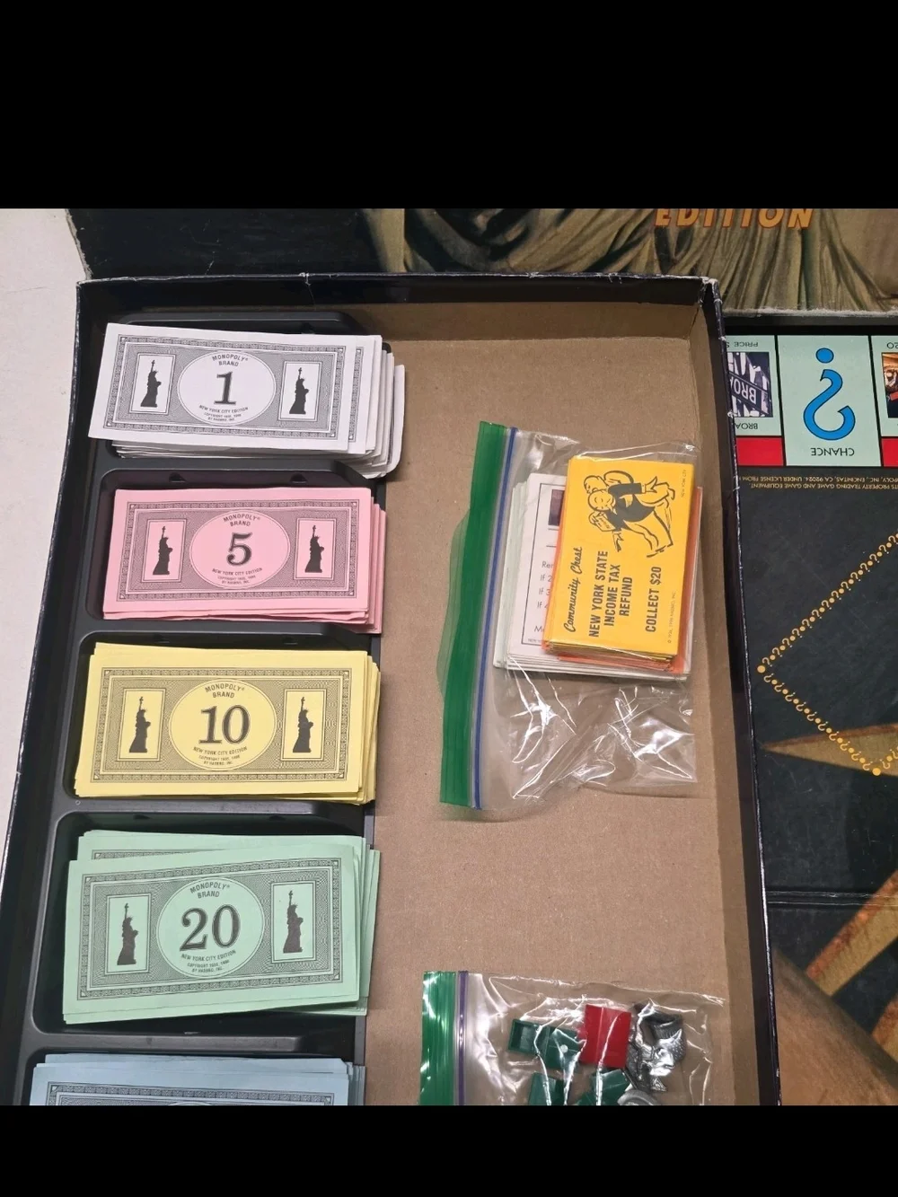 Monopoly New York City Edition Board Game - Black & Gold